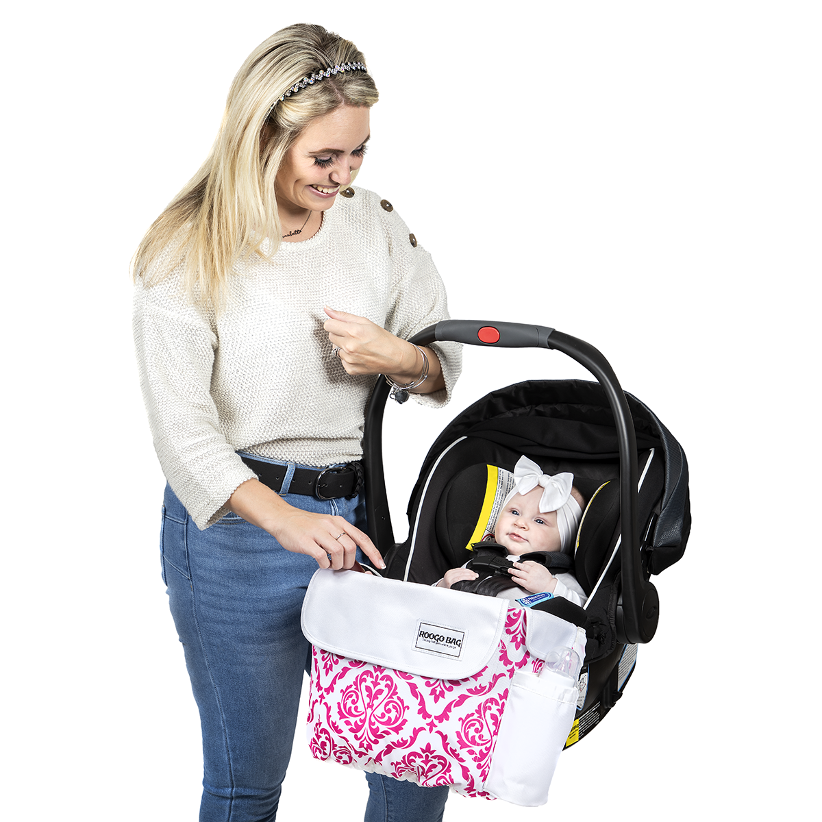 Roogo Diaper Bag - Pink