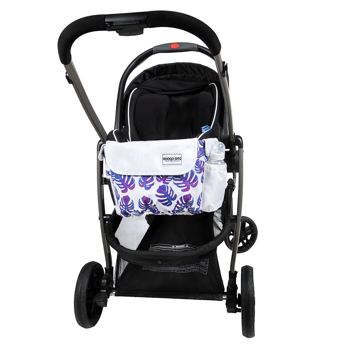 Roogo Diaper Bag - Purple Leaf