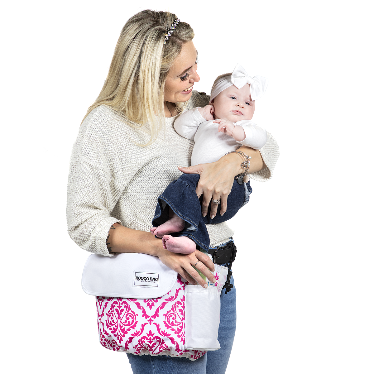 Roogo Diaper Bag - Pink